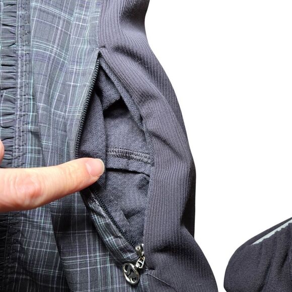 Lululemon Ahead of the Curve Jacket - Gray Plaid - Picture 5 of 11